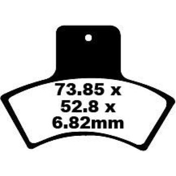 EBC METALLIC PAD SET