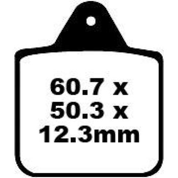 EBC METALLIC PAD SET