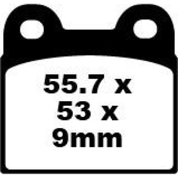 EBC DISC PAD SET
