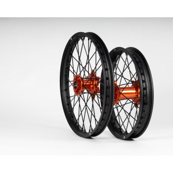Sixty5 KTM Black/Orange Enduro 1.6-21/2.50-18 wheel set