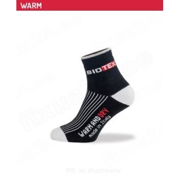 Sokid Biotex must/valge XL