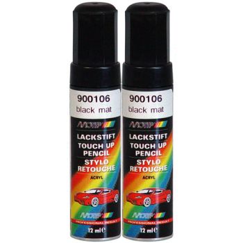 Motip autovärv Matt must 12ml