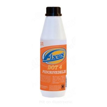 Pidurivedelik DOT4 1L Fixus