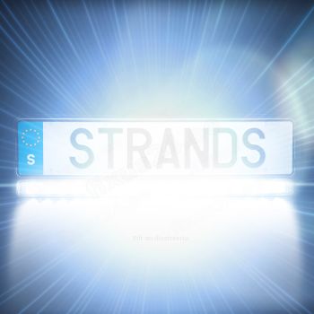 Kaugtuli led bar numbrialusega Strands