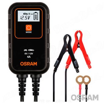 Akulaadija 4A 6/12V Osram
