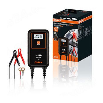 Akulaadija 8A 12/24V Osram