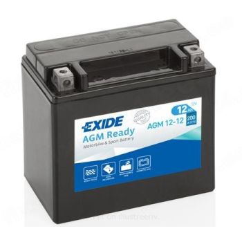 Aku Exide 12V AGM 12Ah 200A