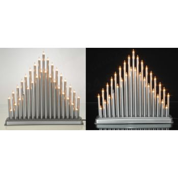 Jõuluvalgusti  33 lampi hõbe