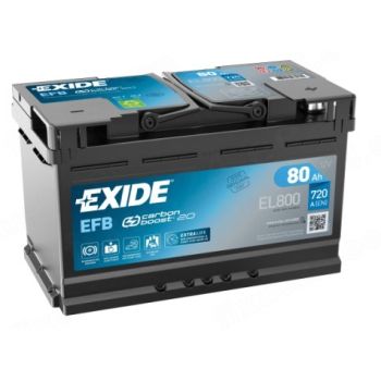 EXIDE 80AH 720A 315X175X190 EFB -/+