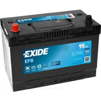 EXIDE 95AH 800A 306X173X222 EFB +/-