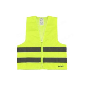 Helkurvest lukuga lastele kollane  L