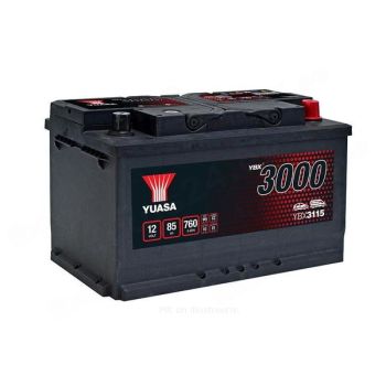YUASA 12V 85AH 760A SMF 317X175X190 -/+