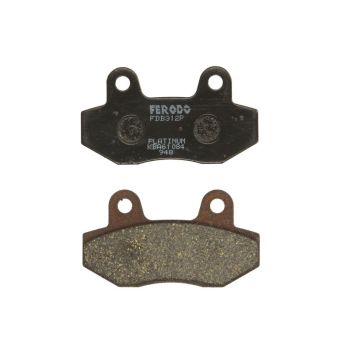 Piduriklotsid FDB312P FERODO plaatina, mõeldud kasutamiseks maantee sobib HONDA; HYOSUNG; KYMCO; PEUGEOT