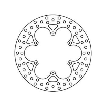 Piduriketas MST233 Esiosa/Tagumine fikseeritud TRW 282/132/5mm/150mm