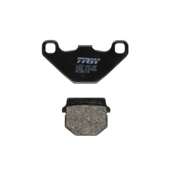 TRW Piduriklotsid MCB519 TRW orgaaniline, mõeldud kasutamiseks maantee/offroad/tõukerattad sobib ADLY; APRILIA; CPI; DAELIM; E-TON; HYOSUNG; ITALJET; KAWASAKI; KEEWAY; KREIDELER; MALAGUTI; MZ/MUZ
