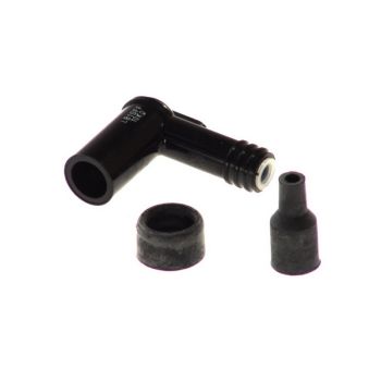 NGK Süüteküünla piip LB10FF 8359, nurk 90°, küünla keere 14mm, korpus eboniit, süüteküünla korgi värv must