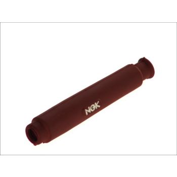 Süüteküünla piip SD05FM 8673, nurk 180°, küünla keere 10/12mm, korpus Kumm, süüteküünla korgi värv punane