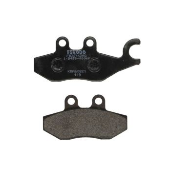 Piduriklotsid FDB2142AG FERODO hõbe, mõeldud kasutamiseks mootorrattas/tõukerattad sobib PIAGGIO/VESPA