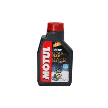 MOTUL 4T mootoriõli 0W40 MOTUL Snowpower 1I 4T ester, API SL JASO MA-2 sünteetiline