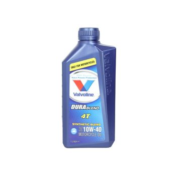 4T mootoriõli 10W40 VALVOLINE DURABLEND 1I 4T, API SL JASO MA-2 poolsünteetiline