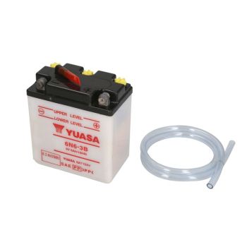 YUASA Akumulator motocyklowy YUASA 6N6-3B 6V 6,3Ah R+