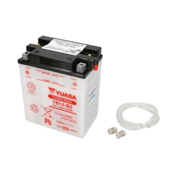 YUASA Akumulator motocyklowy YUASA YB14-B2 12V 14,7Ah 175A L+