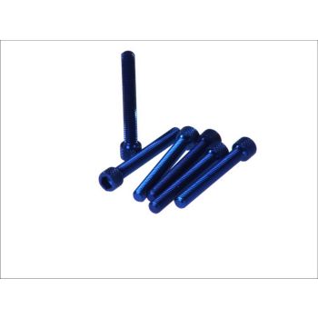 Polt Kuuskant silindriline (M6x45, värv sinine, 6 tk)