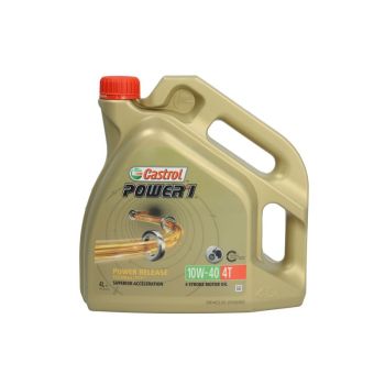 4T mootoriõli 10W40 CASTROL Power 1 4I 4T, API SN JASO MA-2 poolsünteetiline