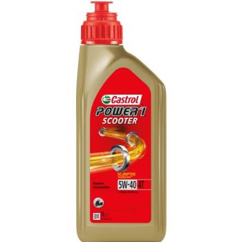 4T mootoriõli 5W40 CASTROL Power 1 Scooter 1I 4T, API SL JASO MB sünteetiline