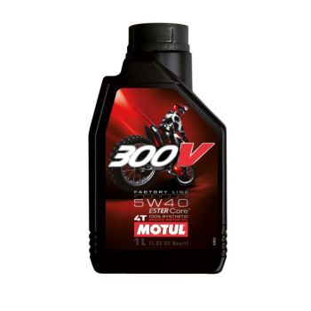 MOTUL 4T mootoriõli 5W40 MOTUL 300V Off Road 1I 4T ester PRZEWYŻSZA JASO MA2 sünteetiline