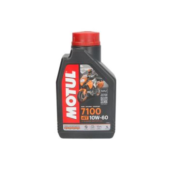 4T mootoriõli 10W60 MOTUL 7100 1I 4T ester, API SN JASO MA-2 sünteetiline