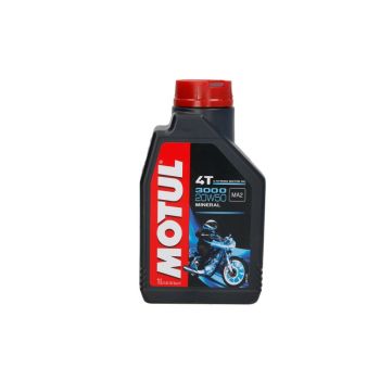 4T mootoriõli 20W50 MOTUL 3000 1I 4T, API SJ JASO MA-2 Mineraal