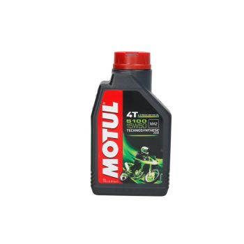 4T mootoriõli 15W50 MOTUL 5100 1I 4T estritega rikastatud, API SM JASO MA-2 poolsünteetiline