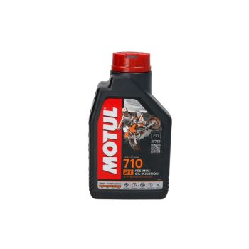 Mootoriõli 2-taktilistele MOTUL 710 1I 2T ester, API TC JASO FD sünteetiline