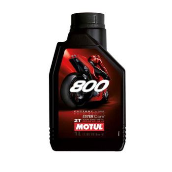 Mootoriõli 2-taktilistele MOTUL 800 Factory Line On Road 1I 2T ester JASO FD sünteetiline