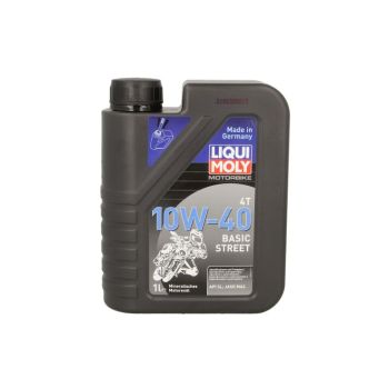 4T mootoriõli 10W40 LIQUI MOLY Basic Street 1I 4T, API SM JASO MA-2 Mineraal