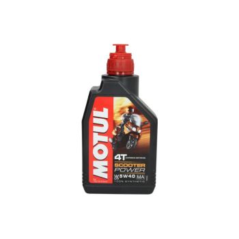 MOTUL 4T mootoriõli 5W40 MOTUL Scooter Power 1I 4T, API SN JASO MA sünteetiline