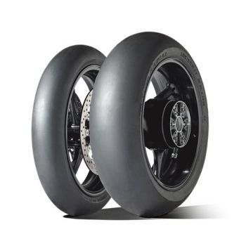 Motorehvid ringrajavõistluseks DUNLOP 120/70R17 TL KR106 MS2 Esiosa