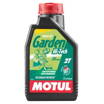 Mootoriõli 2-taktilistele MOTUL Garden 1I 2T muruniidukite ja muude aiaseadmete jaoks, API TC JASO FD poolsünteetiline