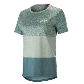 T-särk (EN) cycling ALPINESTARS STELLA ALPS 8.0 SS JERSEY värv roheline
