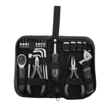 (EN) Traveler's tool kit, värv hall/must, 27 detaili