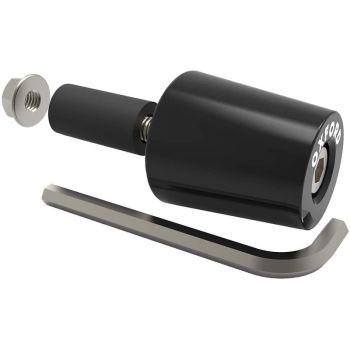 OXFORD Juhtraua otsad BarEnds 3 CNC 13; 18 värv Must, (22mm juhtraua jaoks)