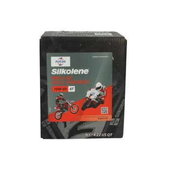 4T mootoriõli 10W60 SILKOLENE PRO 4 4I 4T biolagunevad pakendid; ester, API SN JASO MA-2 sünteetiline
