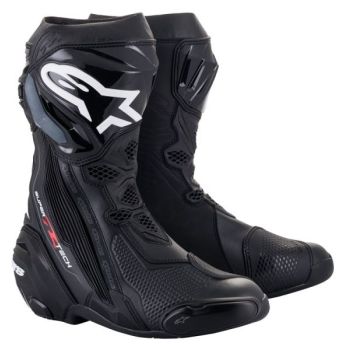 Nahksaapad sport SUPERTECH R VENTED ALPINESTARS värv must