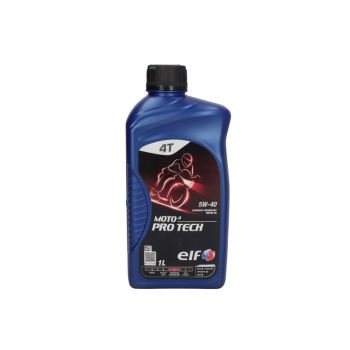 ELF 4T mootoriõli 5W40 ELF Moto 4 Pro Tech 1I 4T, API SN JASO MA-2 sünteetiline