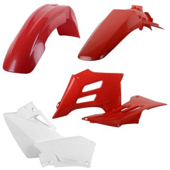 Maastikul olevad plastist tarvikud, värv Punane/Valge sobib GAS GAS EC 125-450 2005-2006