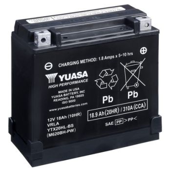 YUASA Akumulator motocyklowy YUASA YTX20HL-BS-PW 12V 18,9Ah 310A R+