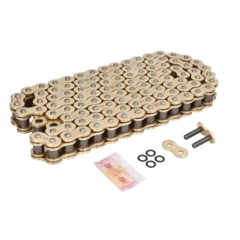 DID Kett 50 (530) ZVMX2 hüper-armeeritud, lülide arv 108 kuldne, ühendustüüp haak