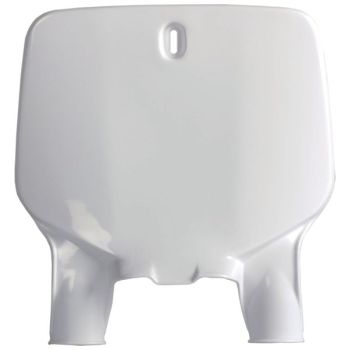 CEMOTO Algnumber (plastron), värv Valge sobib KAWASAKI KX 125/250 1996-2002