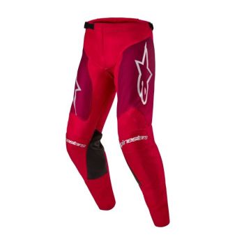 Püksid off road maastiku ALPINESTARS MX RACER värv burgundy (punakaspruun)/punane